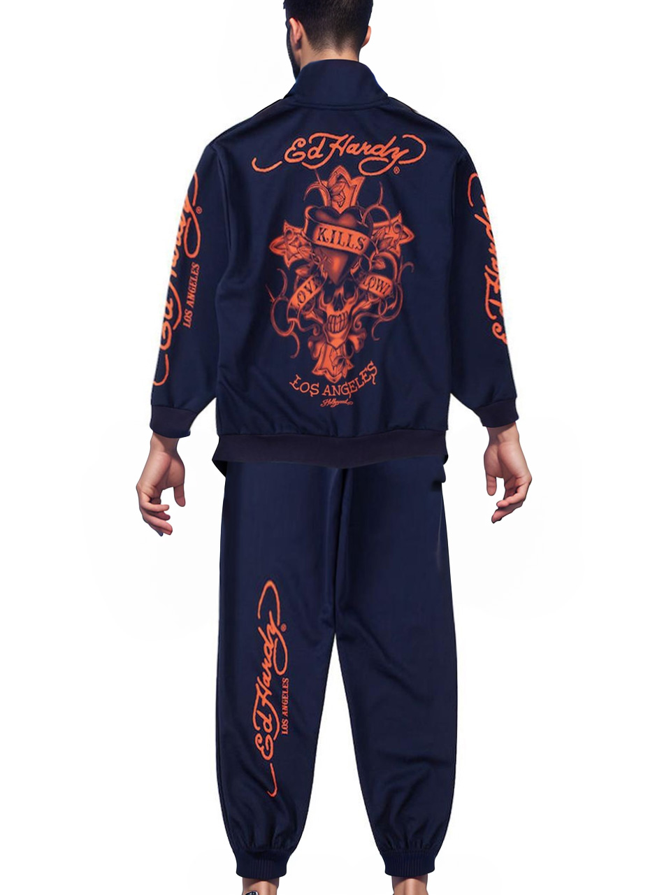 Ed Hardy（エド・ハーディー） ジャージ上下 大きいサイズ メンズ