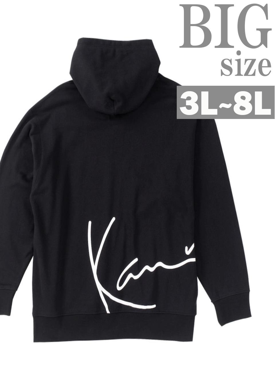 大人気ブランド「KARLKANI」スウェットパーカー上下 サイズXL Karl Kani パーカー KARL KANI 大きいサイズ メンズ ジップ