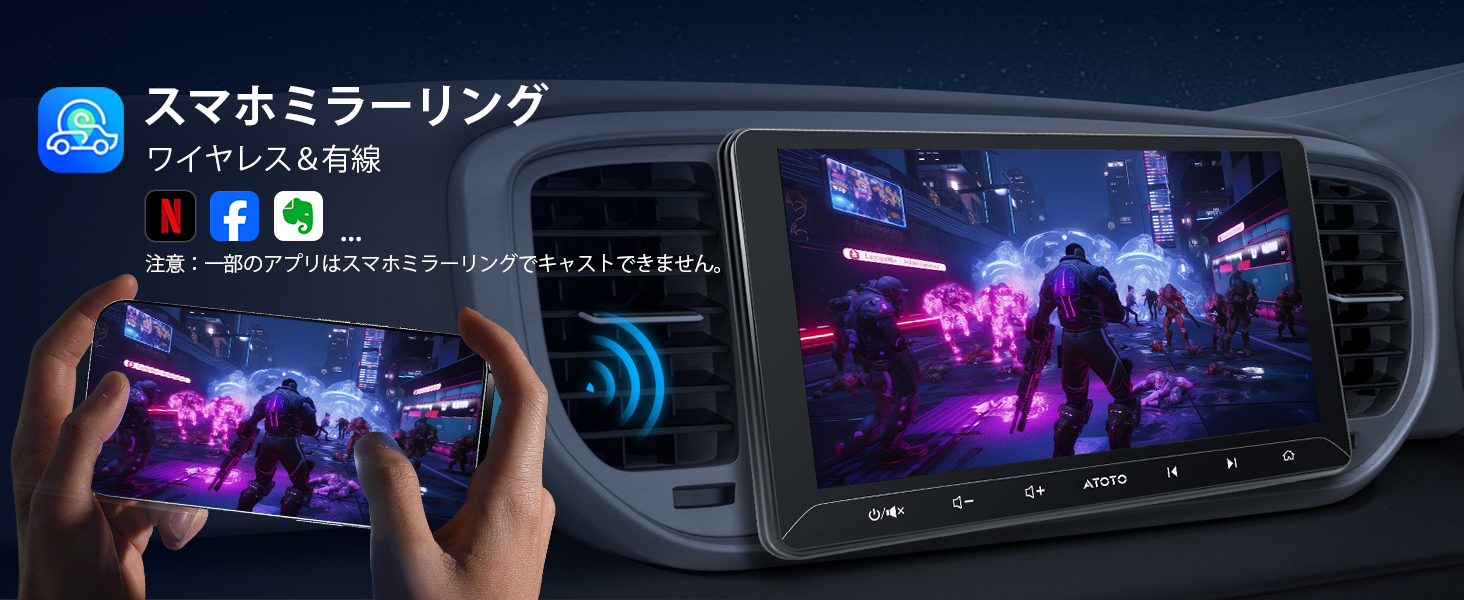 10インチ ディスプレイオーディオ 2DIN Androidナビ 2GB+32GB 有線