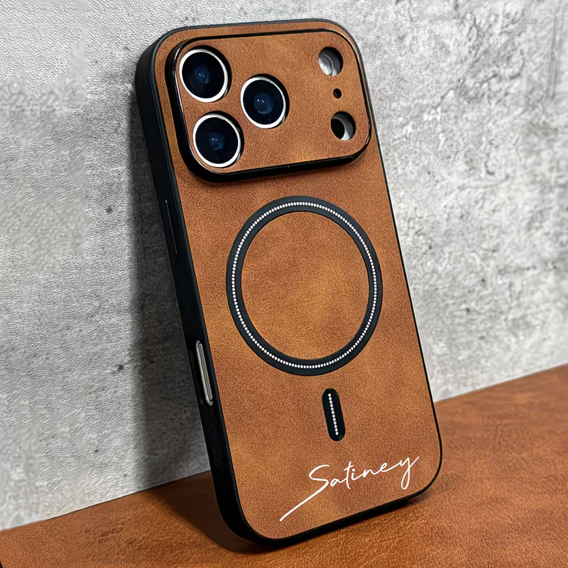 iPhone18 pro ケース iPhone17Pro 名入れ MagSafe対応 カスタマイズ PU