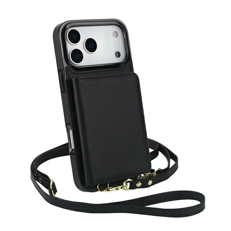 iphone17pro ケース iphone17promax ショルダー PUレザー 耐衝撃