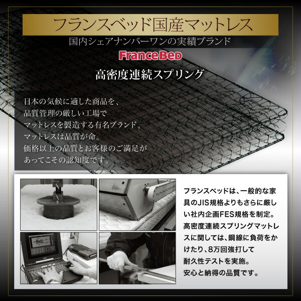 日本激安販壳サイト ブラックモダンベッド ポケットコイルマットレスセット ダブル