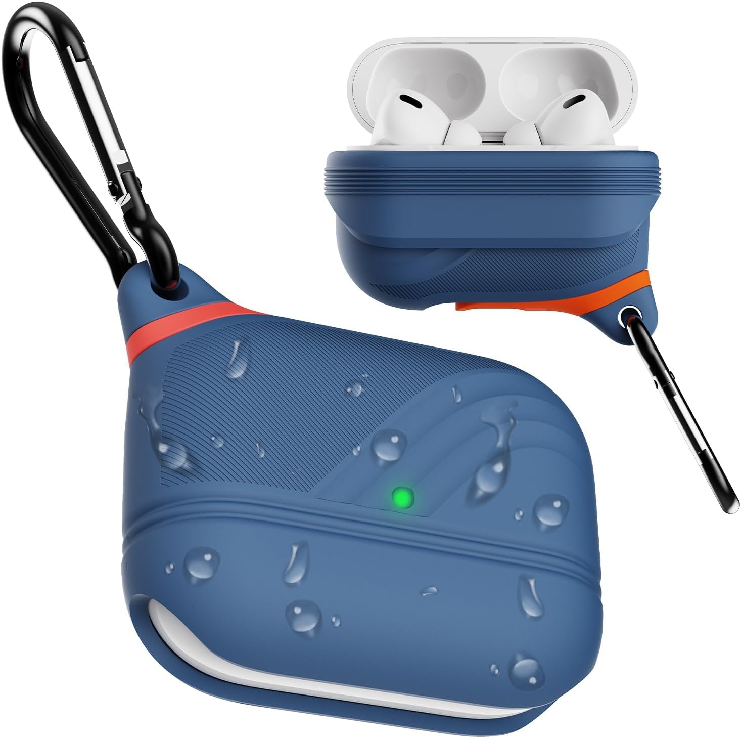 【美品】AirPods Pro 3 本体 限定保証付 充電ケース付 保護ケース付 AirPods Pro 3 ケース 防水 シリコン 落下防止 第3世代 保護ケース