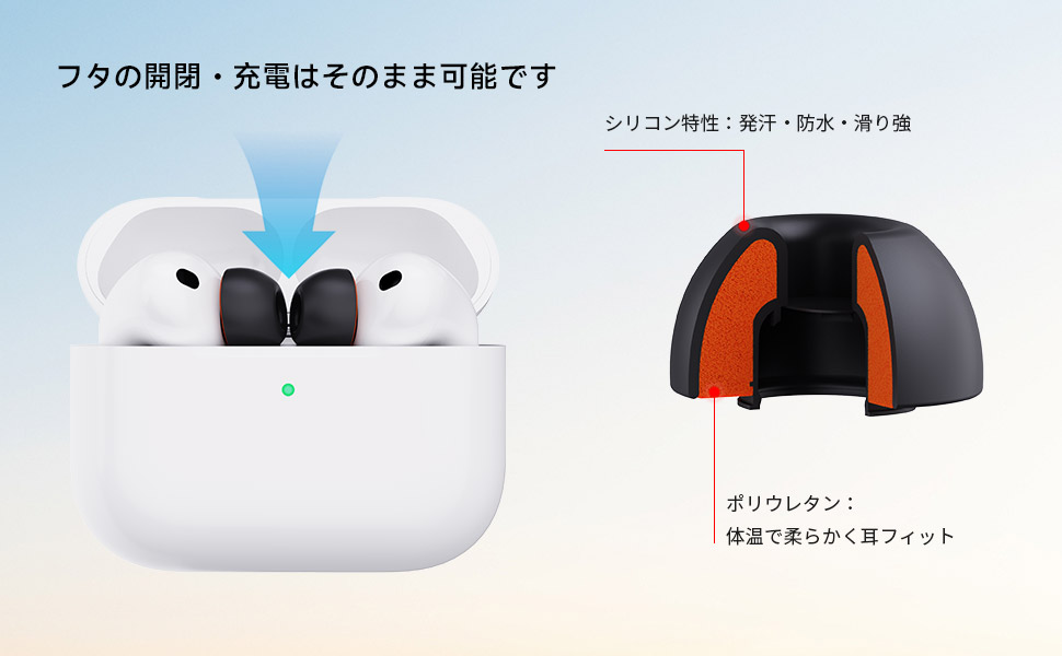 AirPods Pro 3 エアポッズプロ イヤーピース 第3世代対応 イヤーチップ