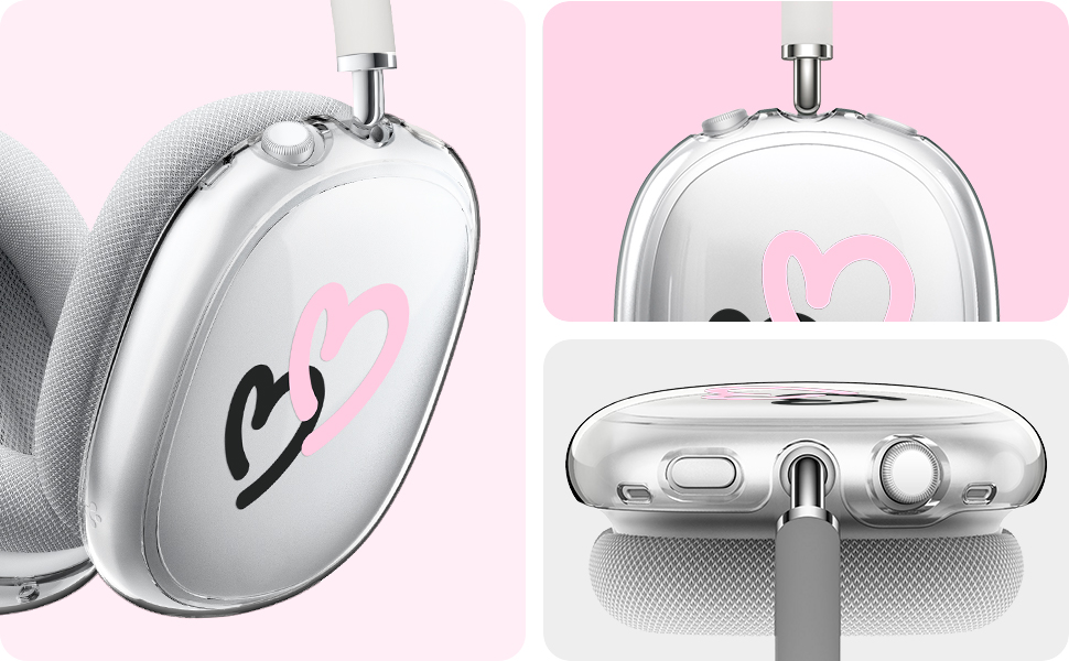 Spigen エアポッズマックス AirPods Max ケース カバー クリア スリム