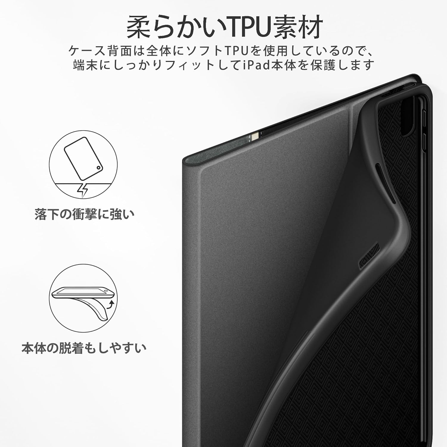 ipad 11世代 ケース ペン収納 iPad 第10世代 A16 2025 10.9インチ 11