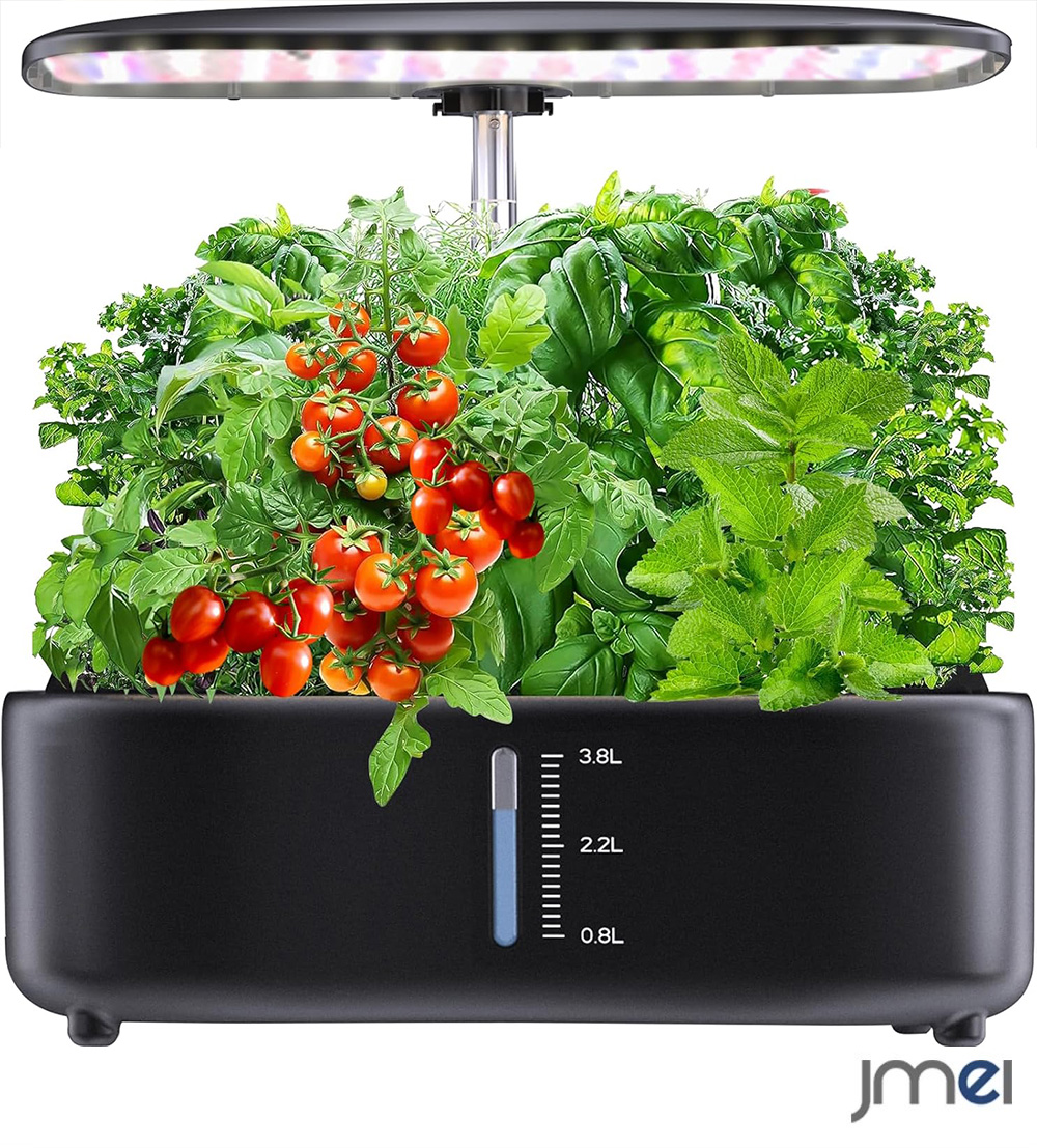 水耕栽培キット LED植物成長ライト スマートディスプレイ 簡単操作 自動水循環タイマー 3栽培モード 12種類植物 高さ調整 照明明るさ調整 最適生育環境 室内栽培