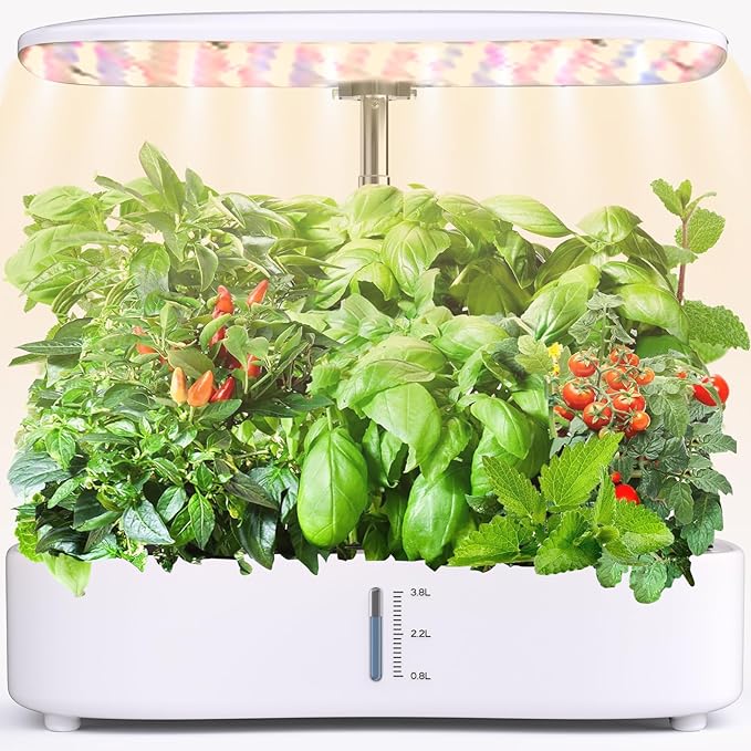 水耕栽培キット LED植物成長ライト スマートディスプレイ 簡単操作