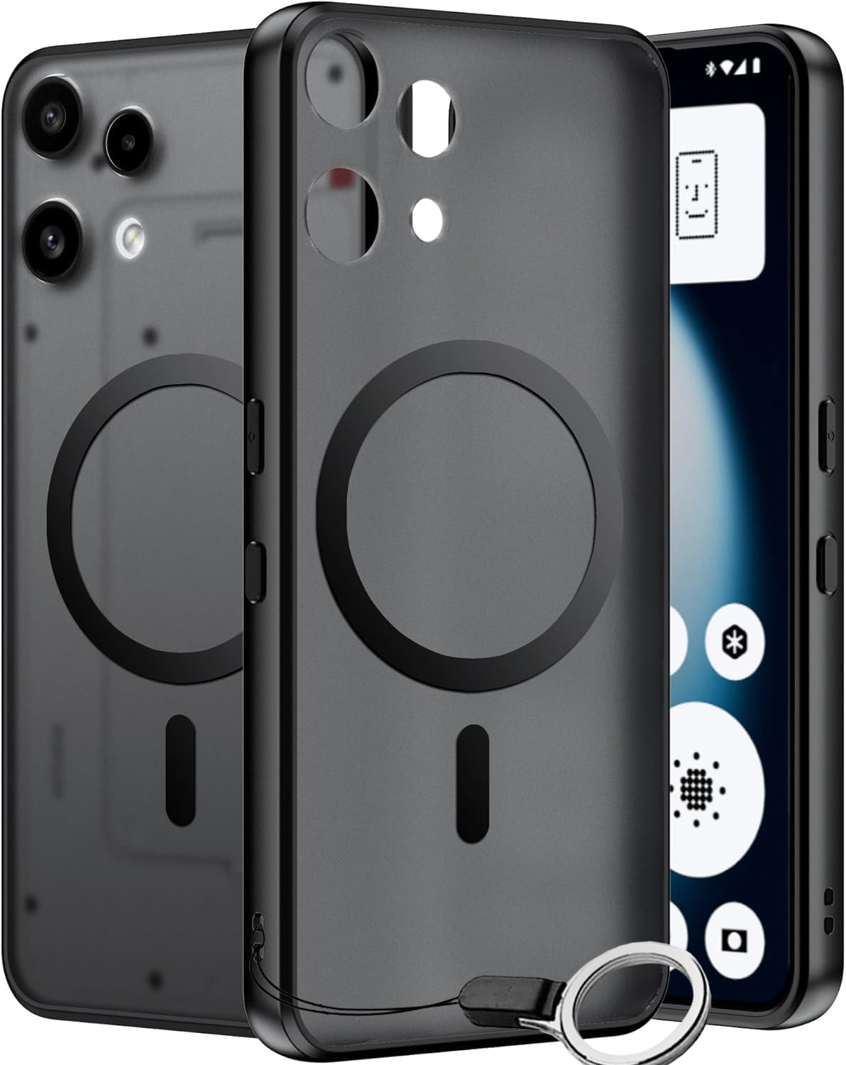 Nothing Phone 3a Lite ケース 透明 MagSafe対応 耐衝撃 シンプル