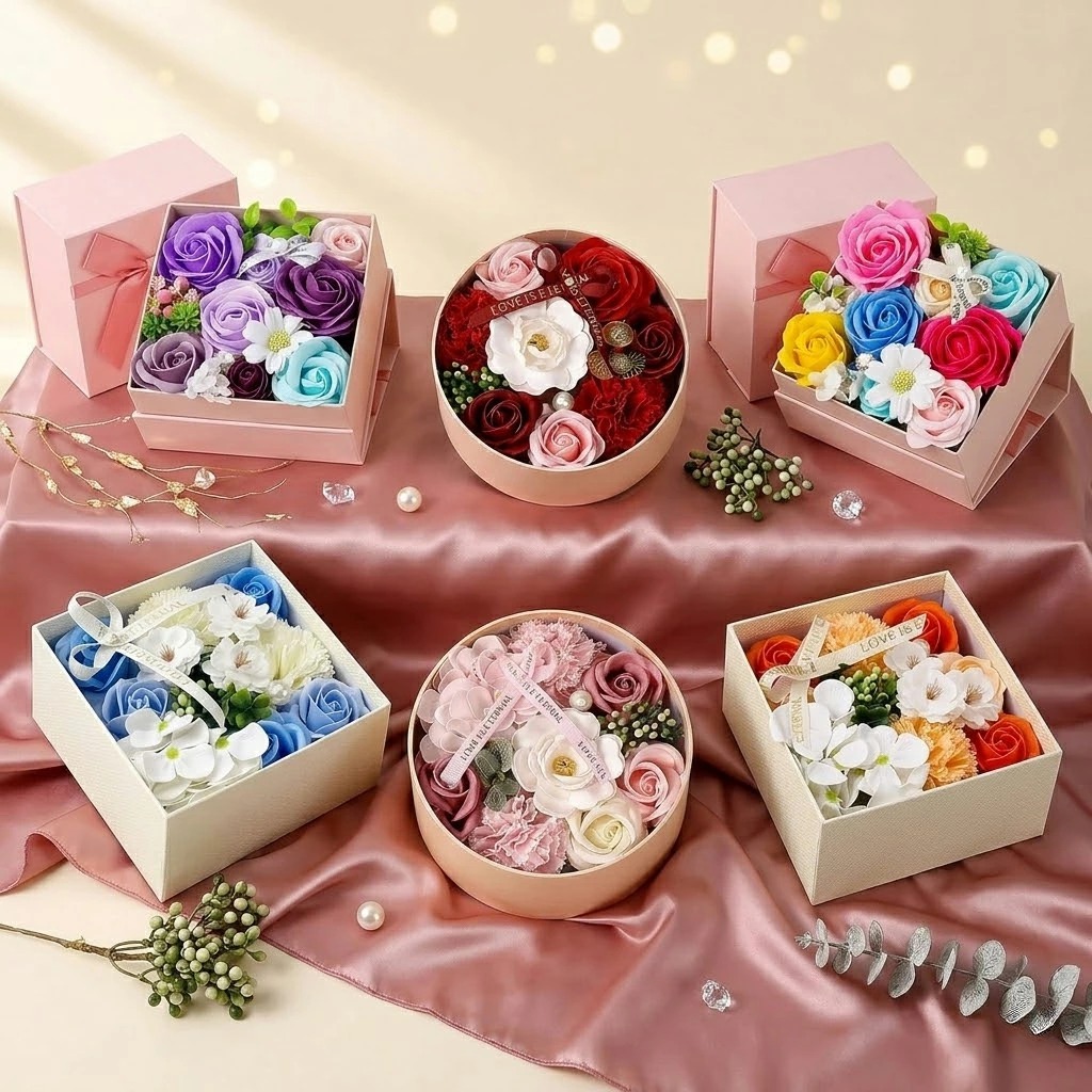 母の日 ギフト 2026 花 スイーツ＆ソープフラワー セット カカオフル