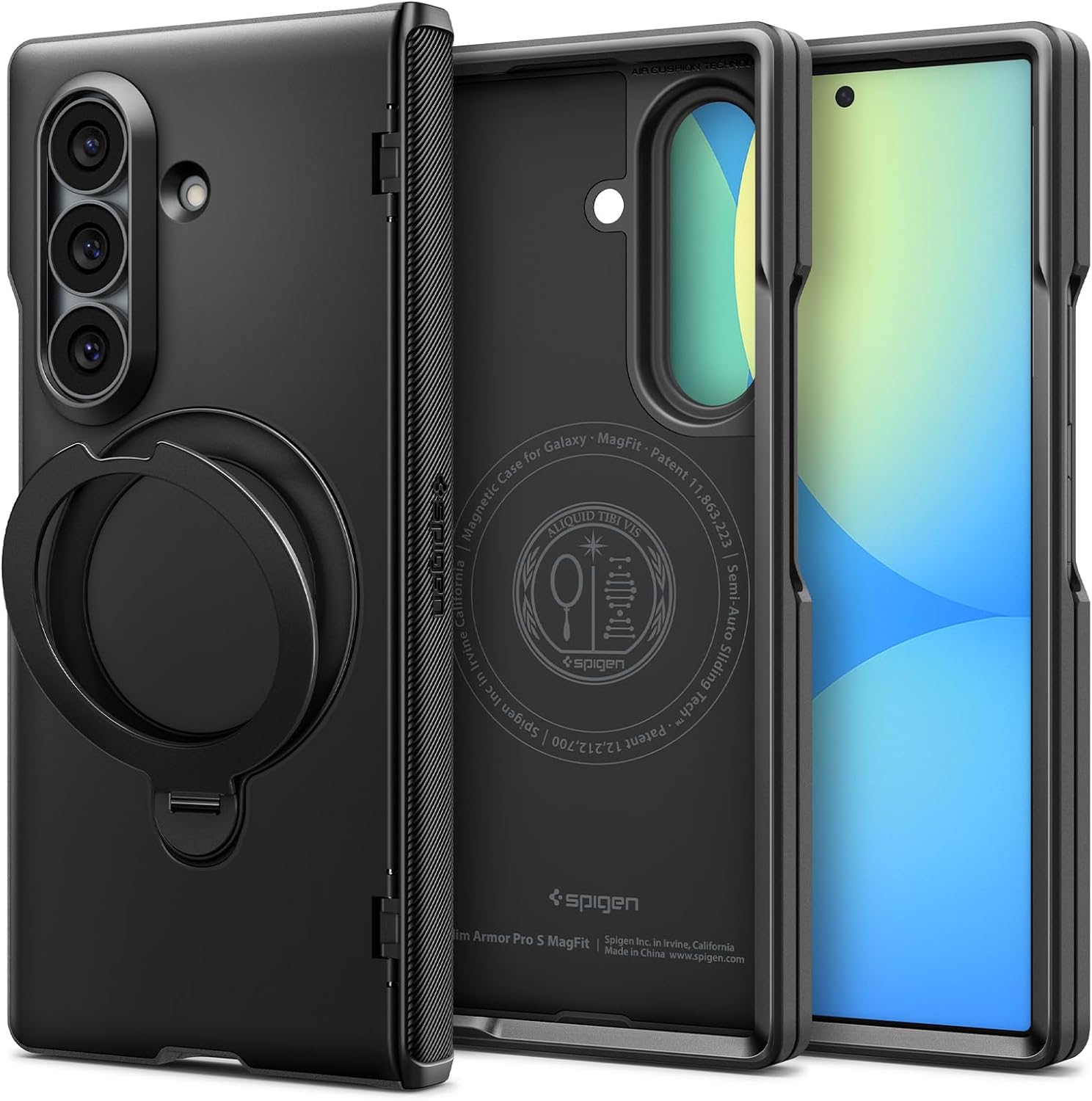 Galaxy Z Fold8 ケース Spigen ガラス Ultra Slim Armor Pro S MagFit