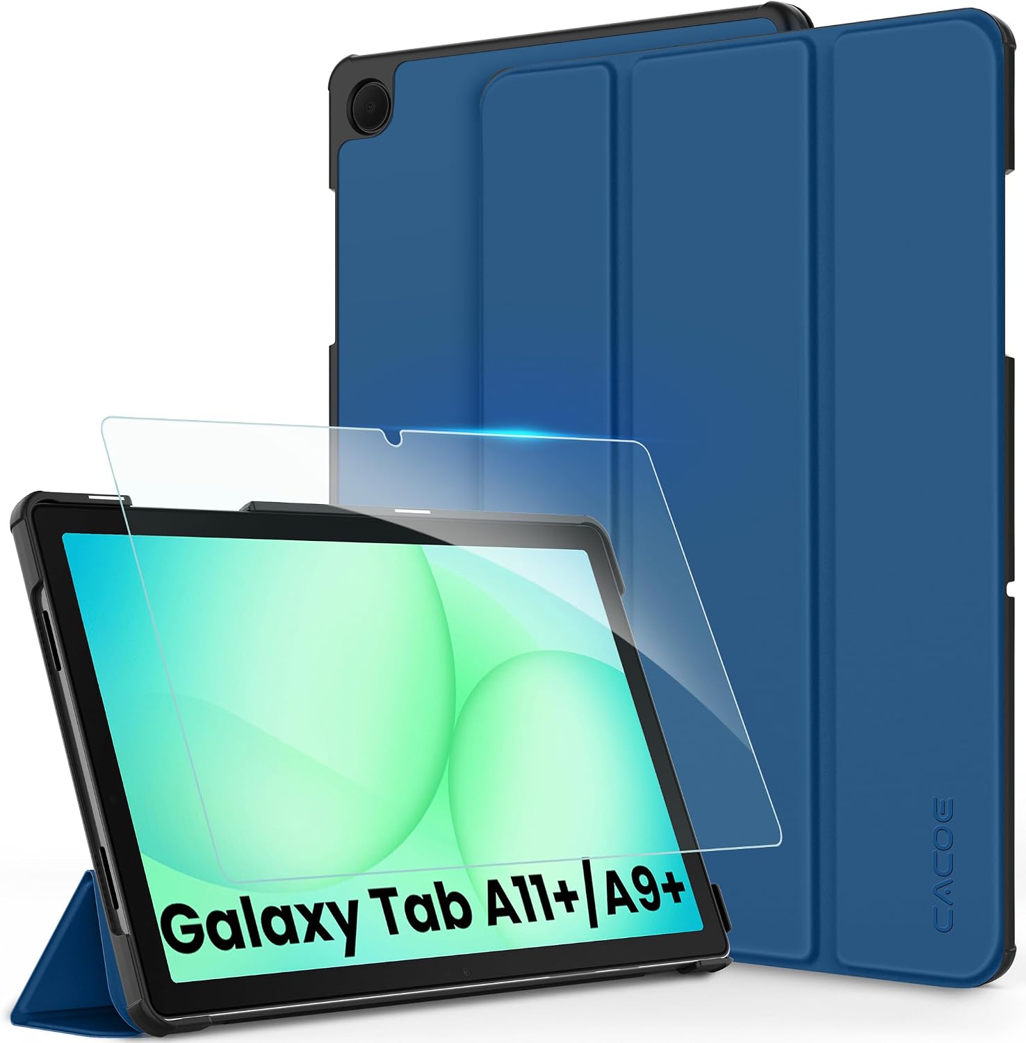み*ぇ様 Samsung Galaxy Tab A11+ 本体 ケース 保護フィ Galaxy Tab A11 Plus ギャラクシー タブ A11+ A9+ ケース ガラス