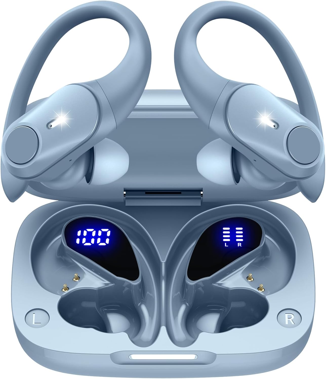 イヤホン Bluetooth ワイヤレスイヤホン 耳掛け式 イヤフォン 最大40