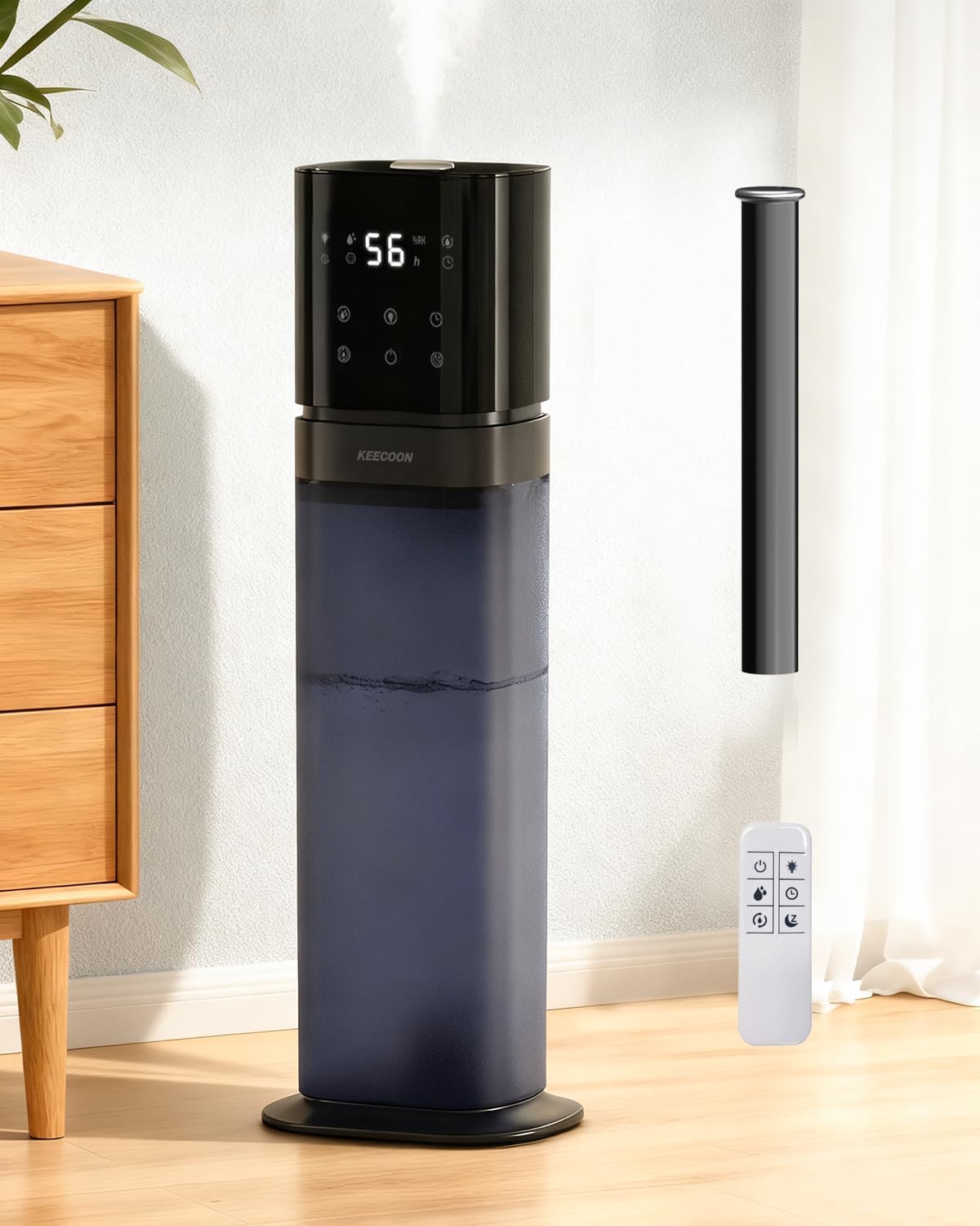 加湿器 大容量 8L 超音波式 業務用 透明タンク タワー型 業務用加湿器