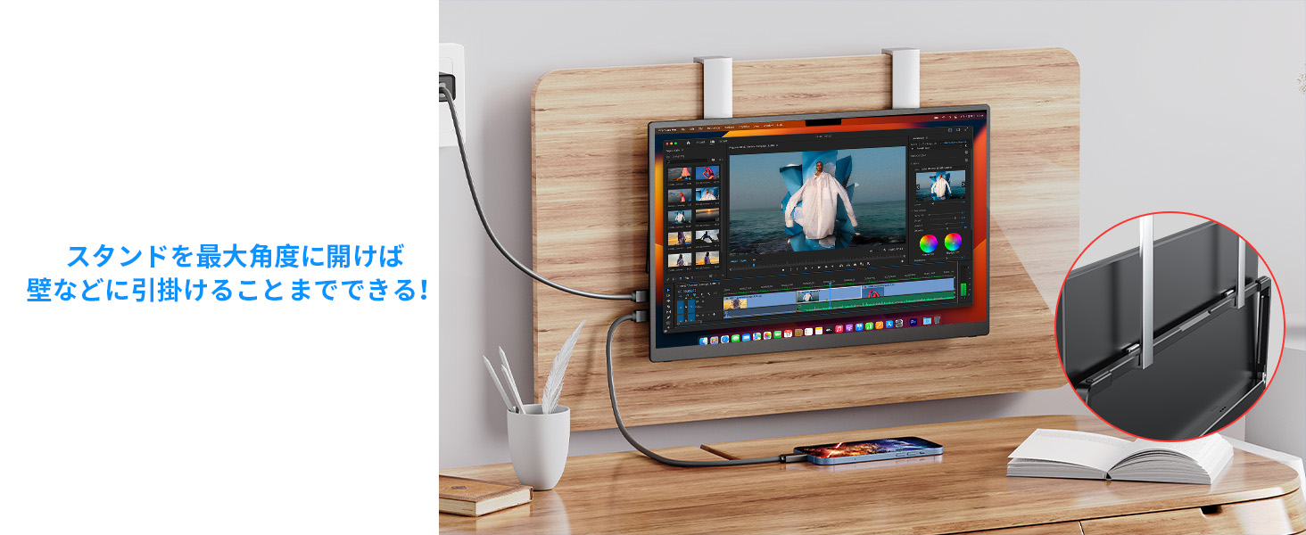4K モバイルモニター 23.8インチ Zen24 Ultra 3840×2160 IPSパネル 非