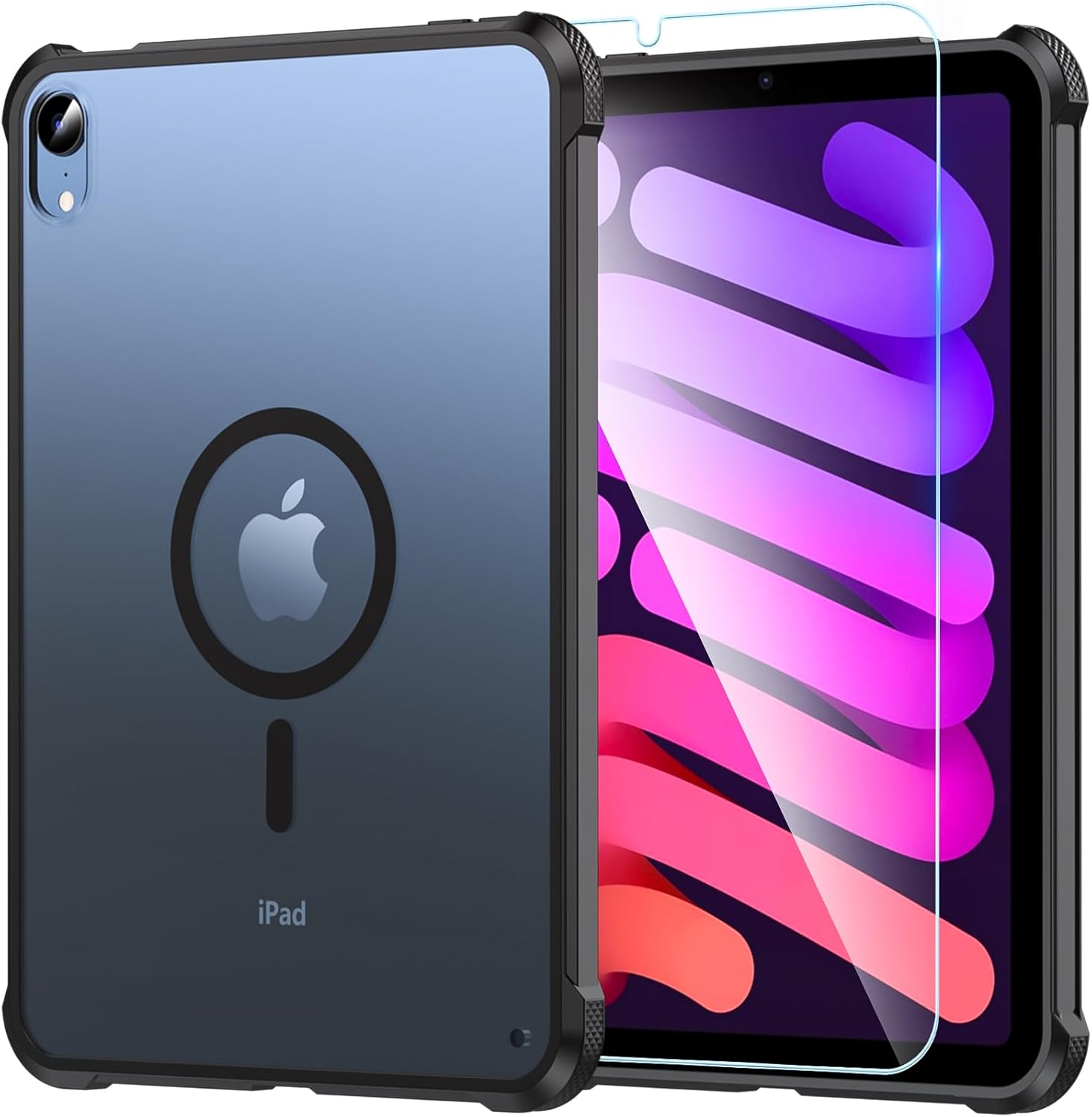 iPad mini 7 カバー ガラスフィルム付 マグセーフ対応 7ケース A17 pro