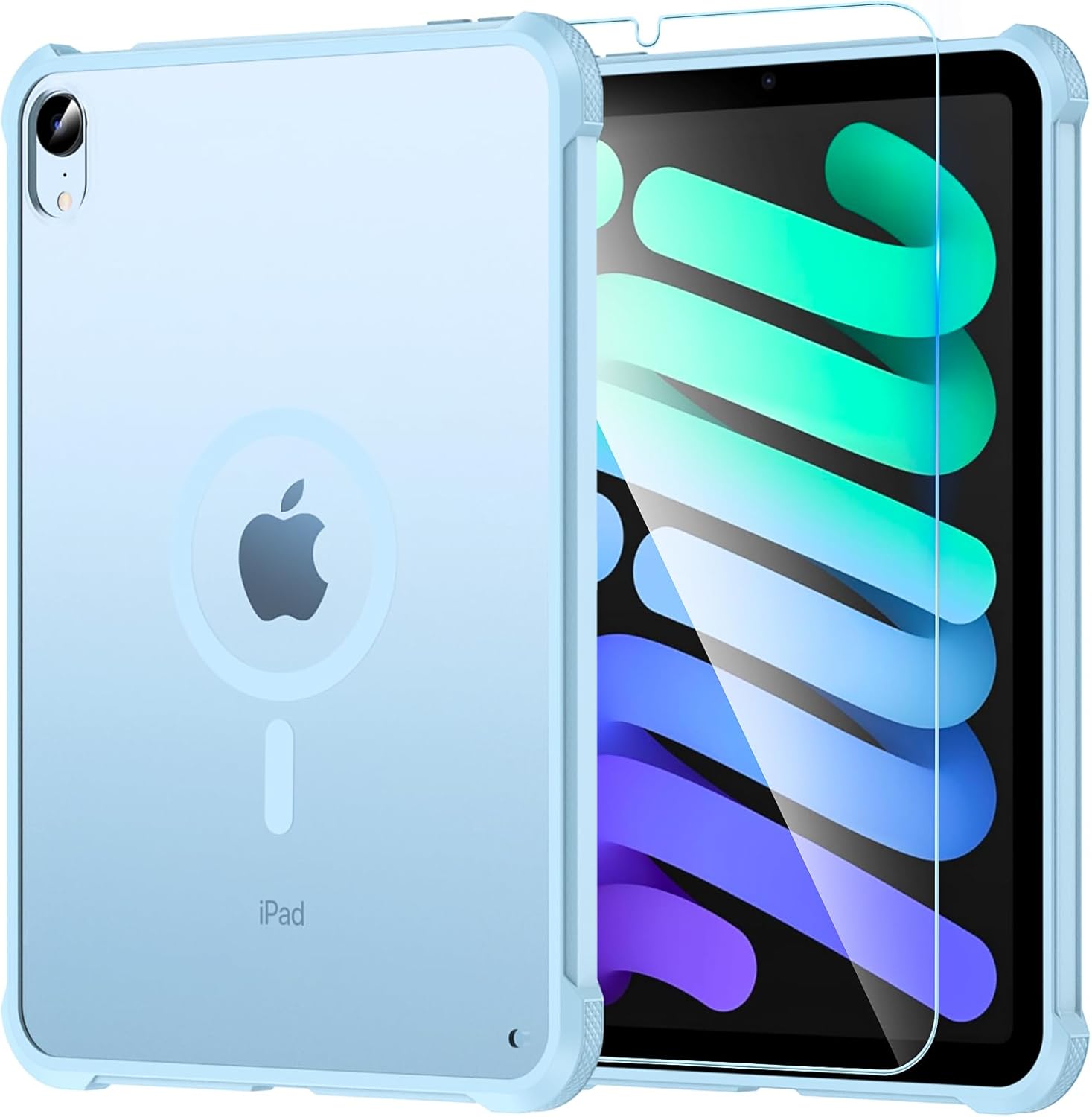iPad mini 7 カバー ガラスフィルム付 マグセーフ対応 7ケース A17 pro