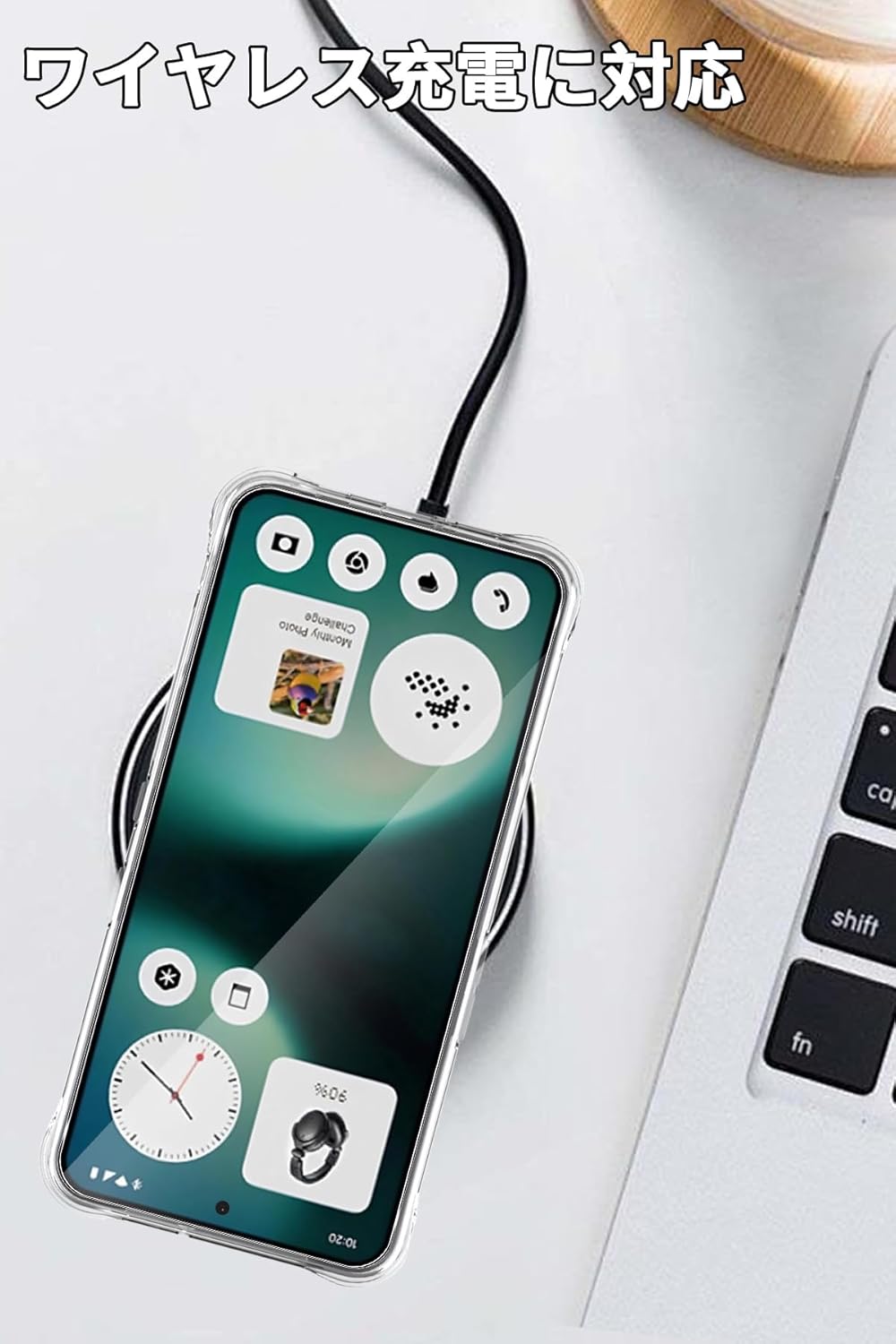 Nothing Phone (3A) Lite ケース カバー 2枚ガラスフィルム付き クリア