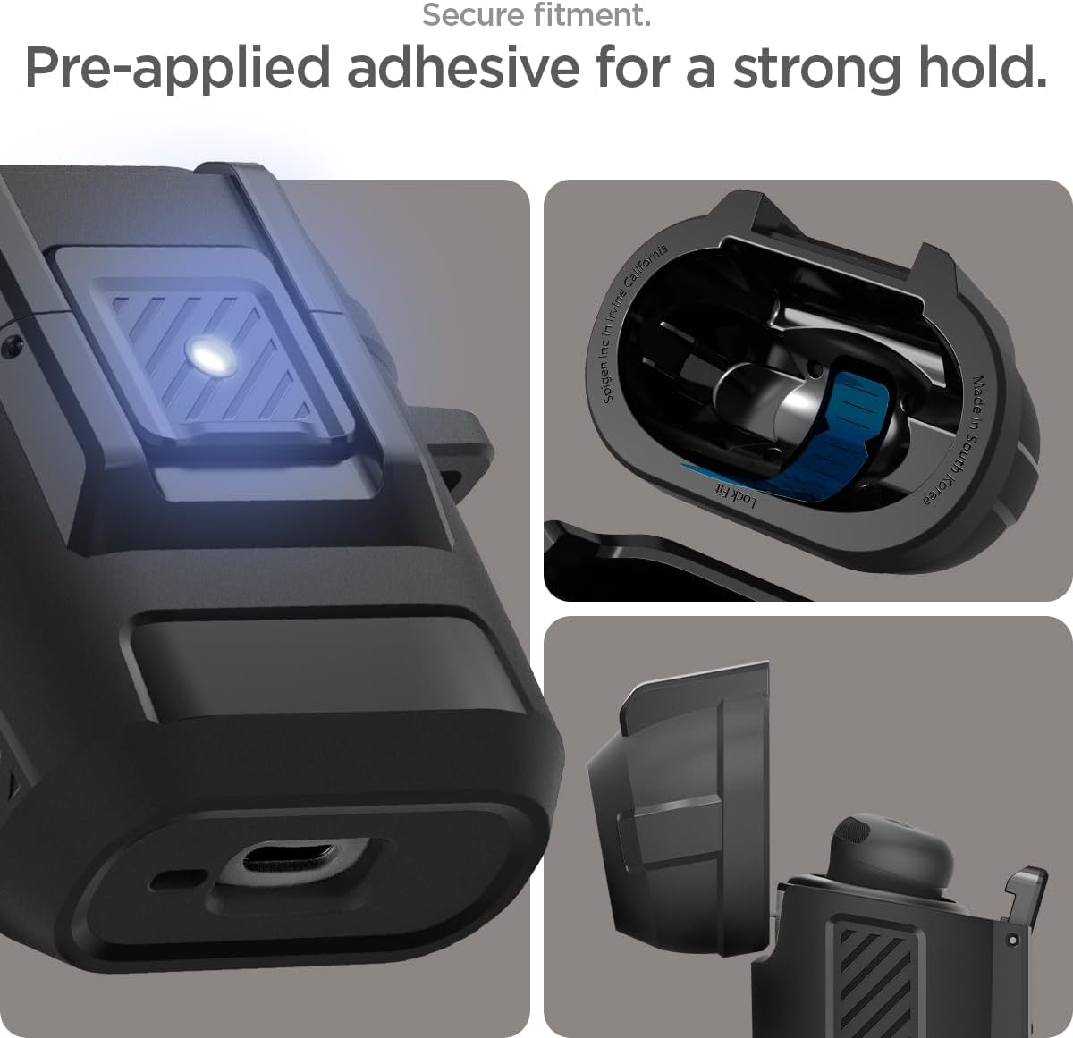 Spigen Pixel Buds Pro2 /Pro ケース 耐衝撃 PC TPU 二重構造