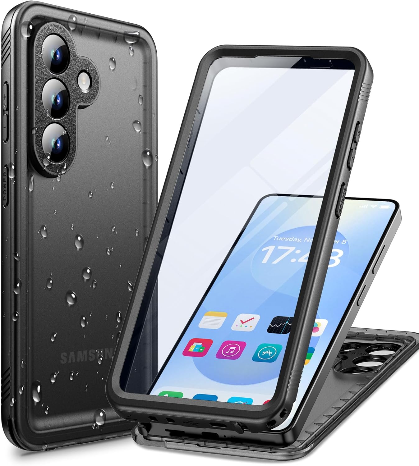 Galaxy S26 ケース 完全防水 耐衝撃 IP68国際防水レベル SC-51G 水中