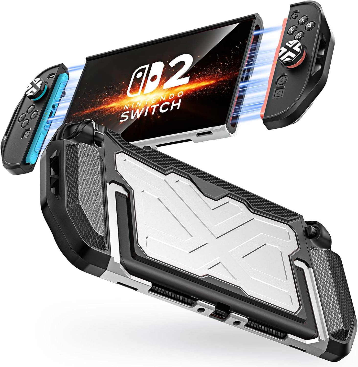Nintendo Switch 2 対応保護カバー ドック対応 Joy-Con着脱式 分体式 Nintendo Switch 2 対応保護カバー ドック対応 Joy-Con着脱式 分体式