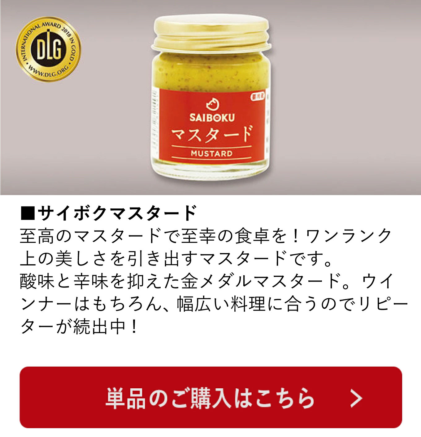 マスタード 40g