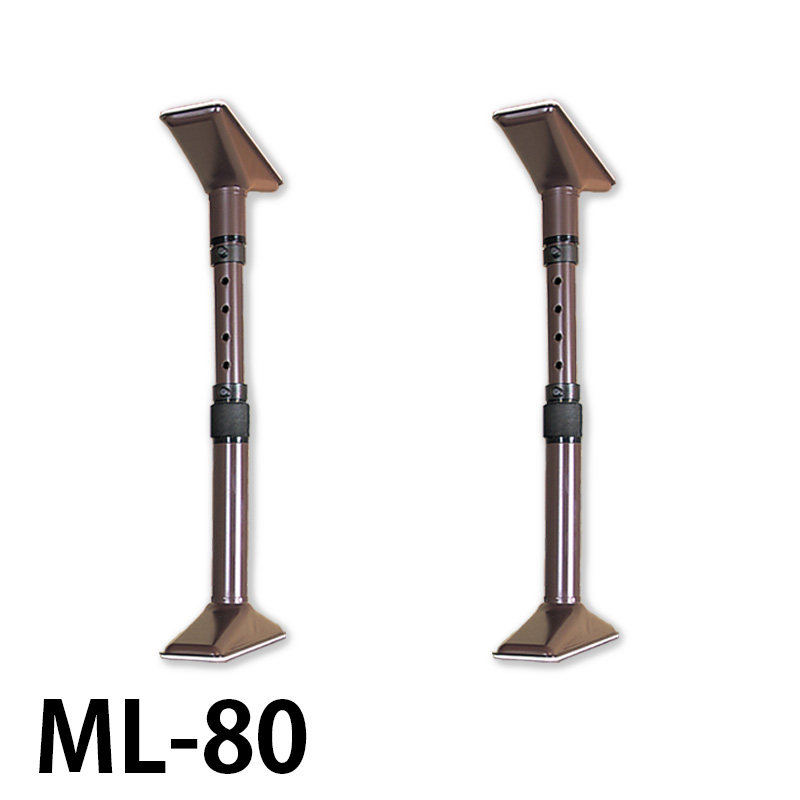 マグニチュード7 ML80　家具転倒防止器具　3個 家具転倒防止器具 マグニチュード7 ML-80 茶 （2本1組） : 防災の