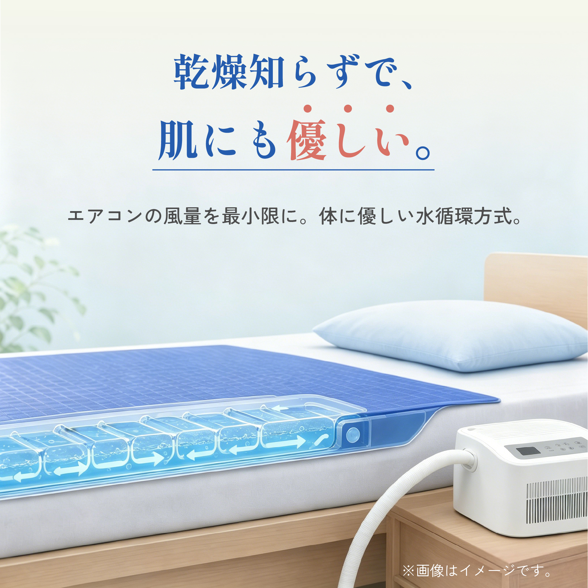 公式】 SaiEL 水冷マット 冷温両用 冷水循環 ペルチェ式 シングル 70