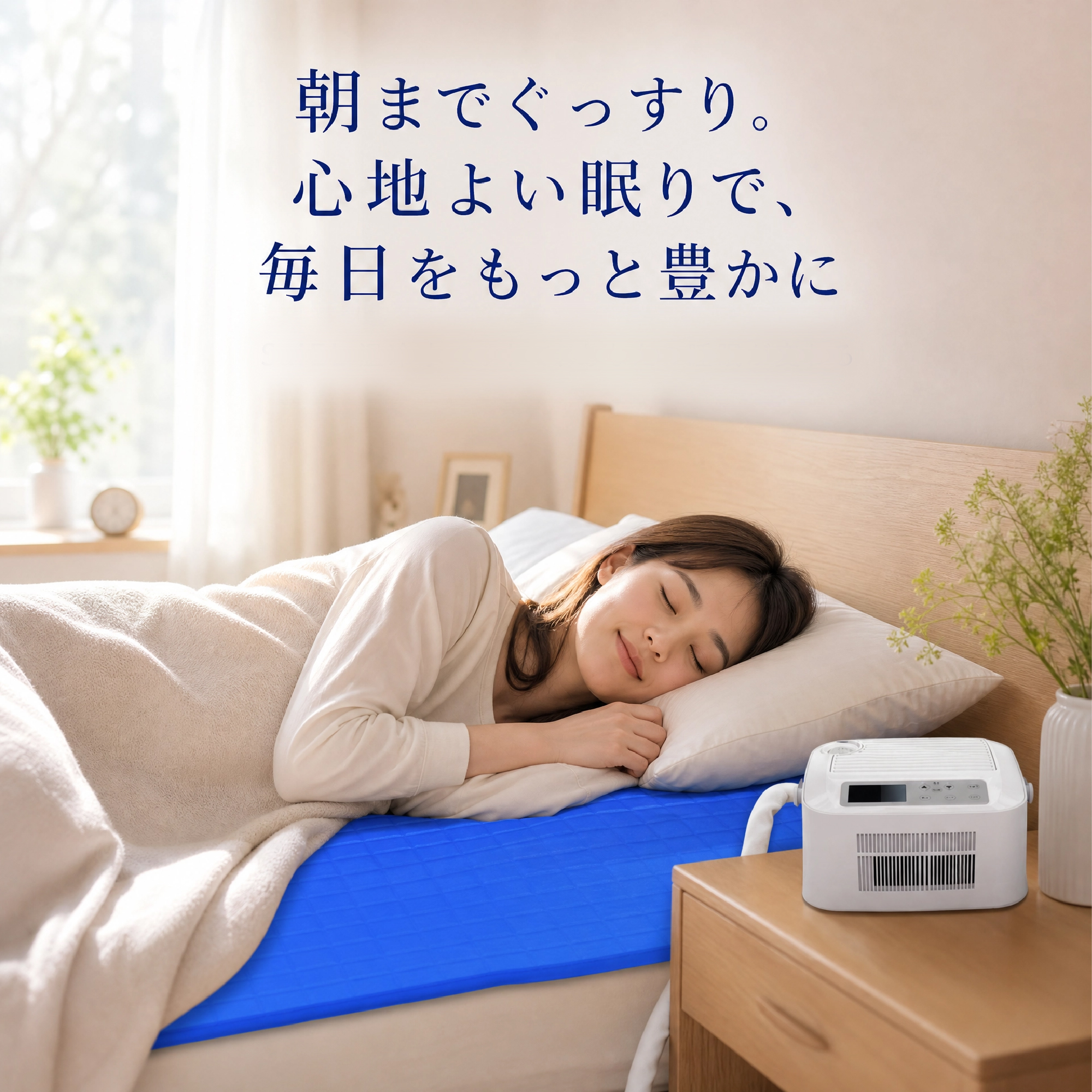 公式】 SaiEL 水冷マット 冷温両用 冷水循環 ペルチェ式 シングル 70