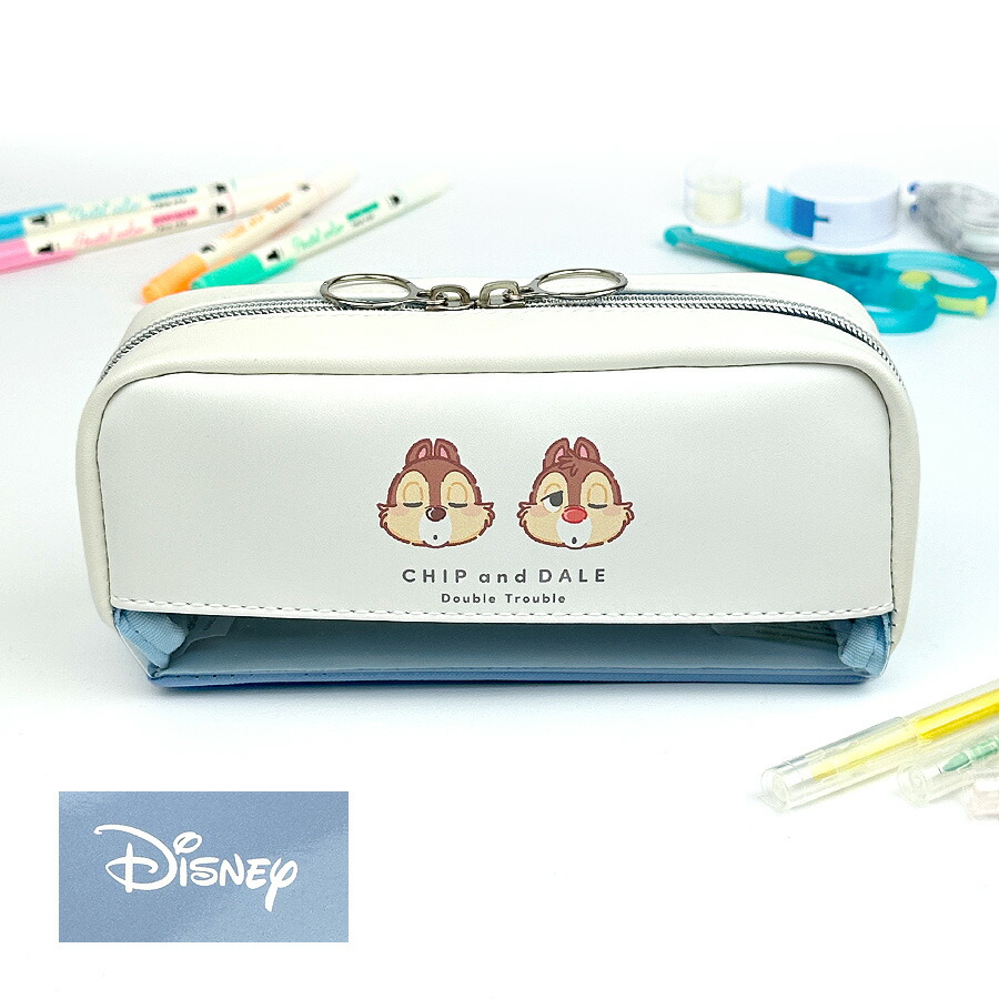 Disney（ディズニー） ペンケース 大容量 131191 チップ＆デール