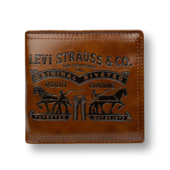 二つ折り財布 メンズ 22518306 Levi&apos;s リーバイス ツーホース 中ベラ付き二つ折り財布...