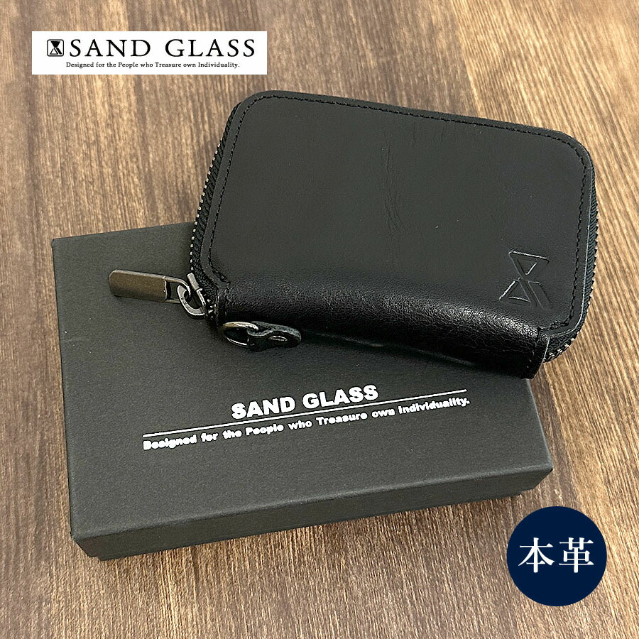 SAND GLASS（サンドグラス） 財布 二つ折り財布 メンズ 小さめ ミニ