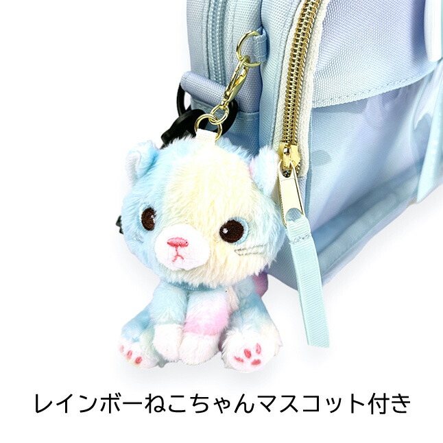 斜め掛けファスナーショルダーバック　 虹猫本舗 斜め掛けファスナーショルダーバック 虹猫本舗 - メルカリ
