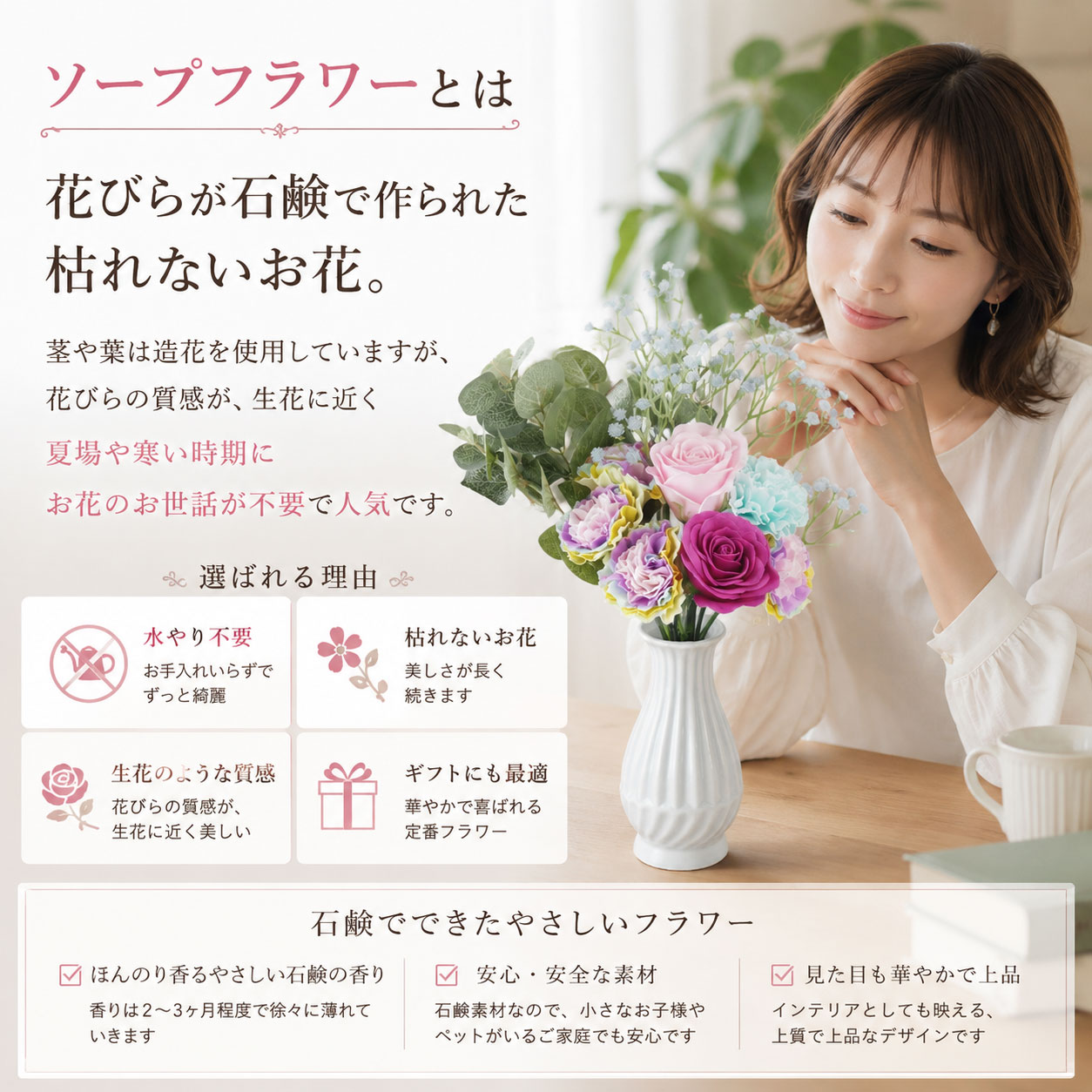 自宅用ソープフラワー ラインナップ