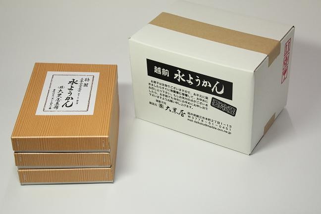 冬季限定 越前福井の水ようかん 大５枚 :mizu4:御菓子司 大黒屋 ヤフー店 - 通販 - Yahoo!ショッピング