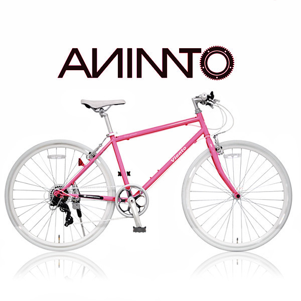 【ANIMATOアニマート】 クロスバイク VIENTO(ヴィエント) シマノ7段変速 700C おしゃれ 街乗り スタイリッシュ
