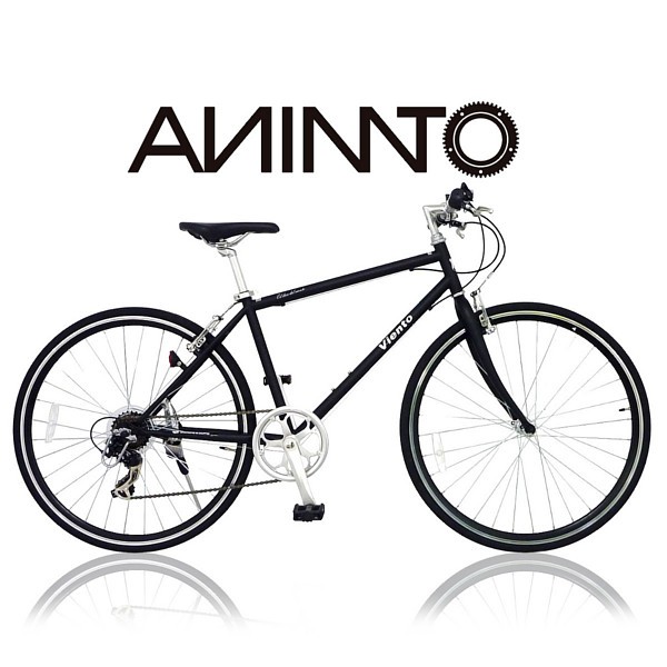 【ANIMATOアニマート】 クロスバイク VIENTO(ヴィエント) シマノ7段変速 700C おしゃれ 街乗り スタイリッシュ