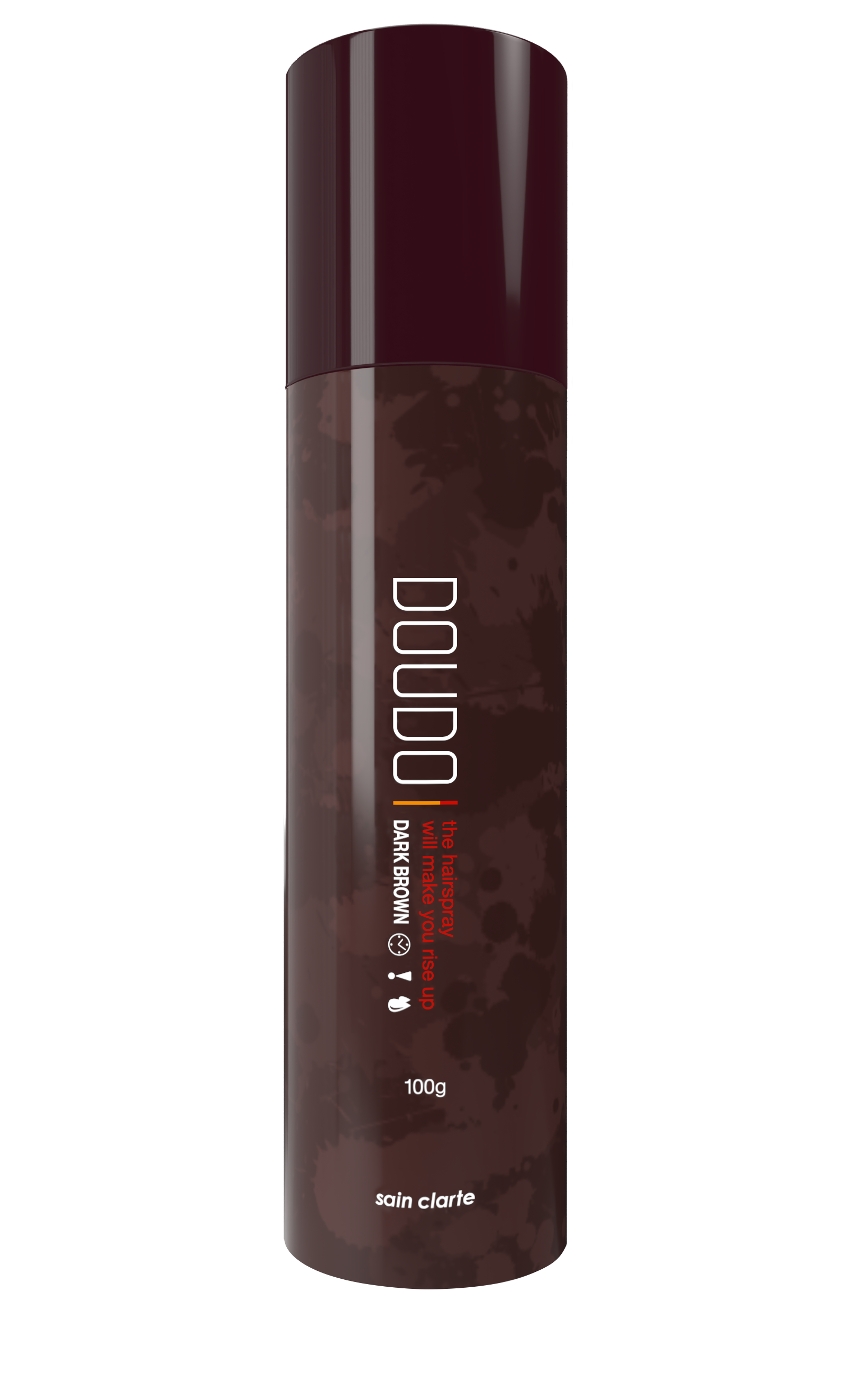 ドウド　ヘアスプレー　ボリュームアップ　ダークブラウン　３本 サン・クラルテ製薬 薄毛隠し 増毛スプレー DOUDO ドウド 100g