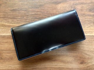 コードバン(馬尻革)×本ヌメ革　長財布（小銭入れ無し）/札入れ メンズ |  | 02