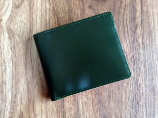 コードバン(馬尻革)×本ヌメ革　カード札入れ二つ折り財布(小銭入れ無し)/札入れ メンズ |  | 06