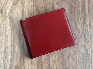 コードバン(馬尻革)×本ヌメ革　カード札入れ二つ折り財布(小銭入れ無し)/札入れ メンズ |  | 04