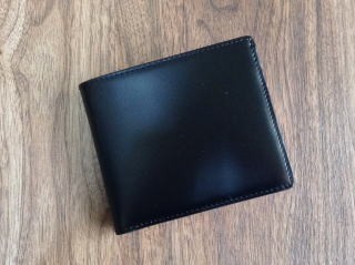 コードバン(馬尻革)×本ヌメ革　カード札入れ二つ折り財布(小銭入れ無し)/札入れ メンズ |  | 02