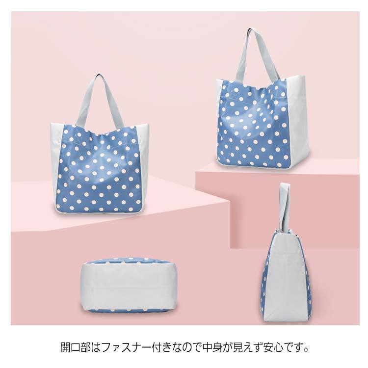Amazon | [COOLEAD] 赤白 水玉 模様 エコバッグ ショッピング