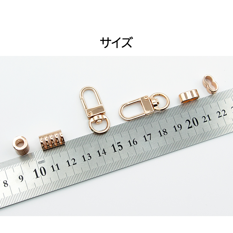 スマホ ショルダー ストラップ パーツ 金具 ダブルカン ストラップ メタル 調節 アジャスター キーホルダ ストラップ止めパーツ 手作り スマホアクセサリーDIY |  | 07