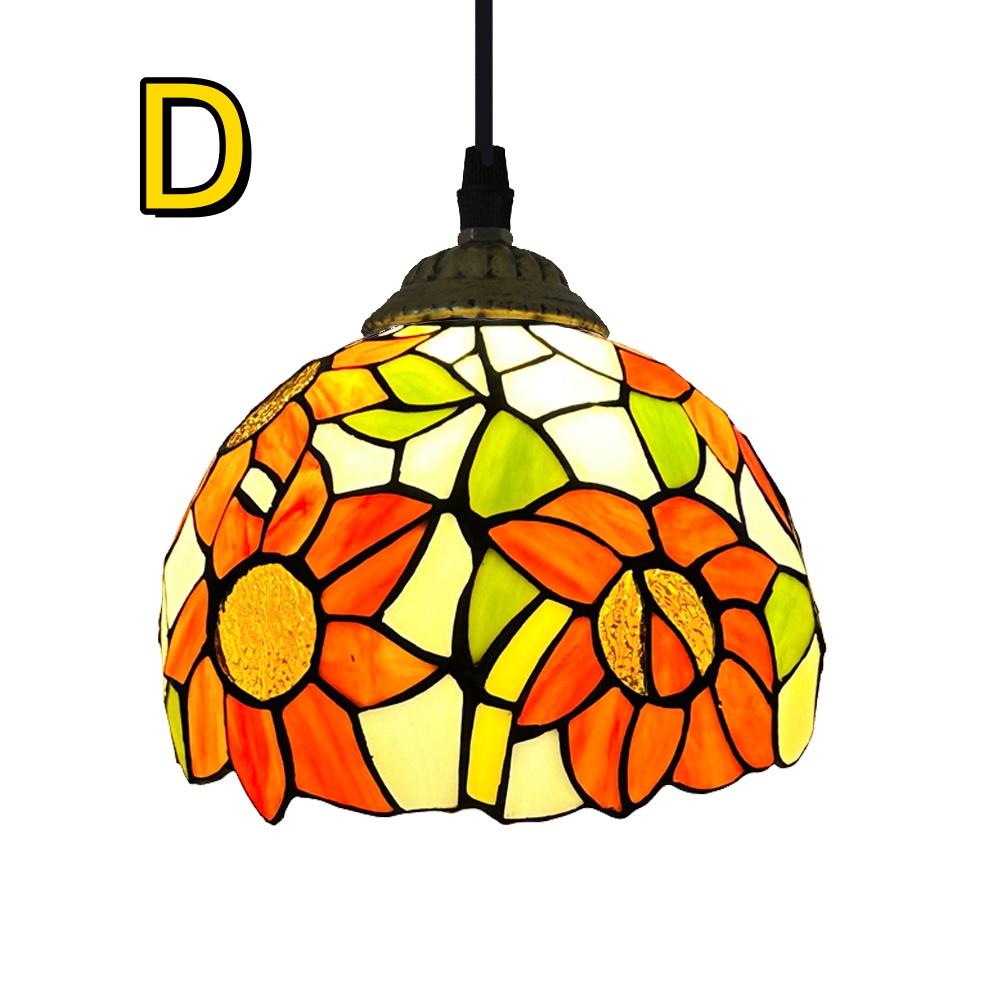 ペンダントライト 花柄 天井照明 照明器具 LED レトロ おしゃれ ガラス