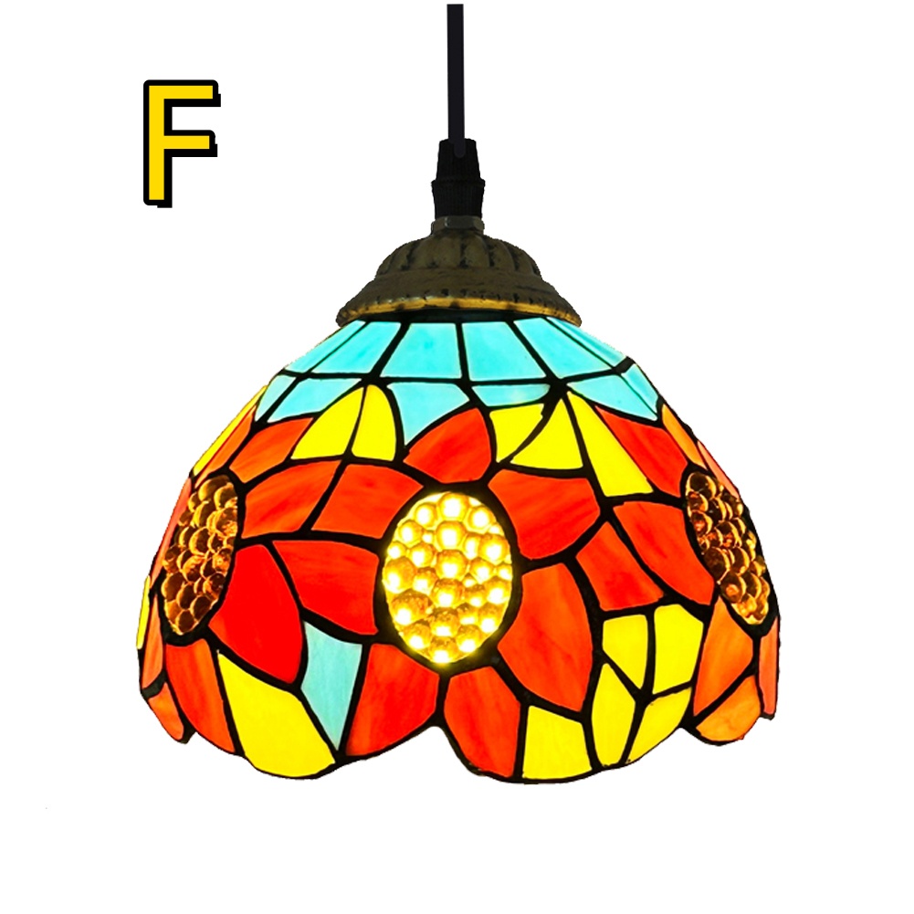 ペンダントライト 花柄 天井照明 照明器具 LED レトロ おしゃれ ガラス