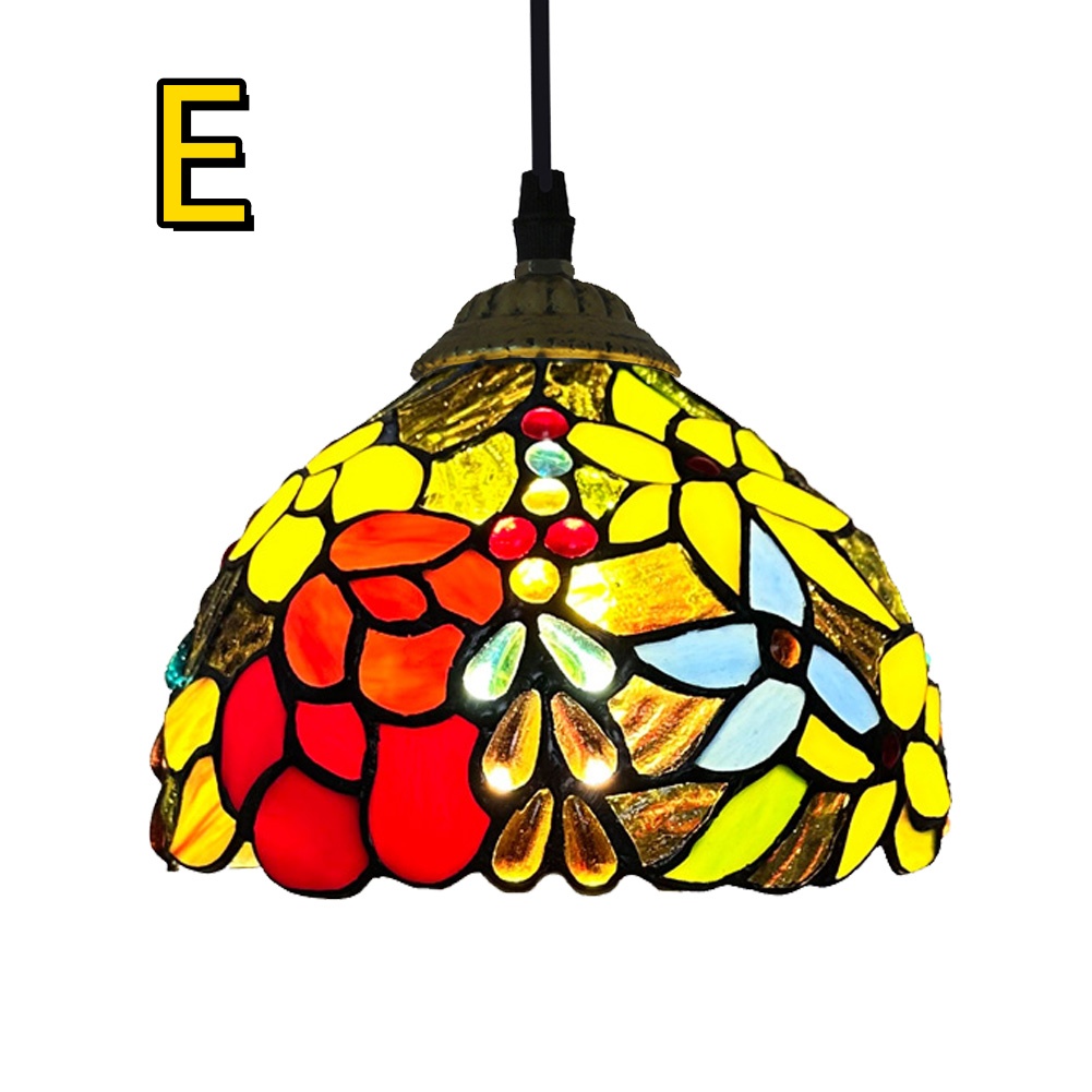ペンダントライト 花柄 天井照明 照明器具 LED レトロ おしゃれ ガラス