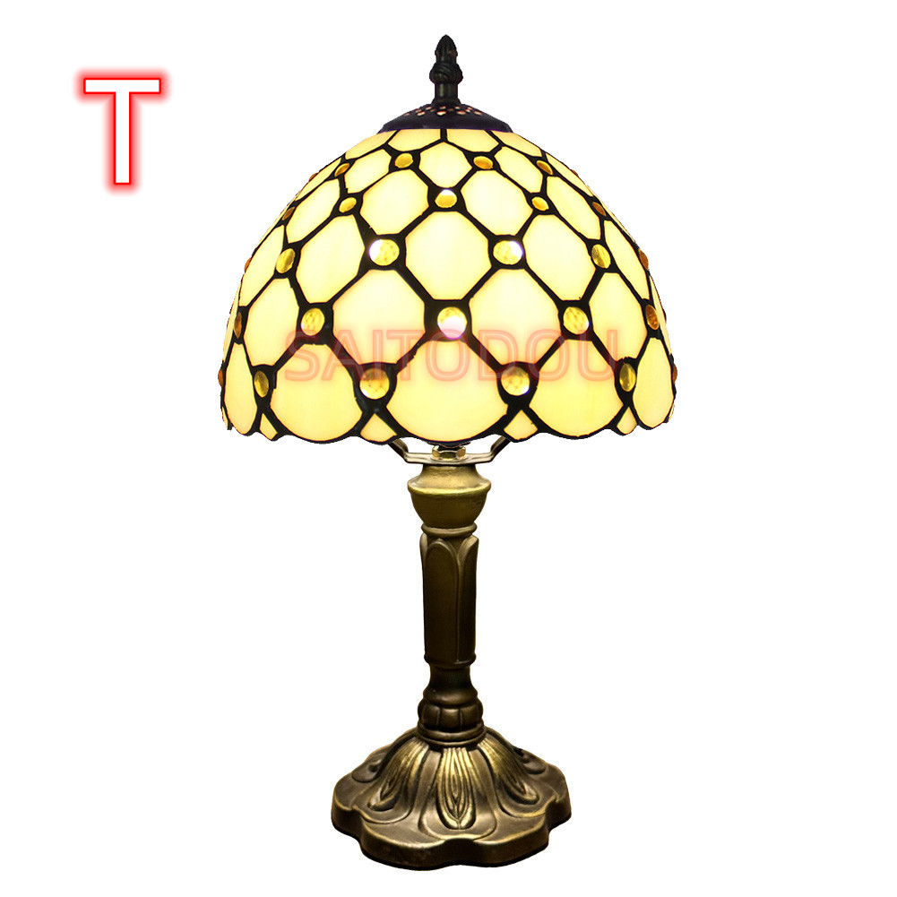 花柄ティファニーライト テーブルランプ ステンドグラス 卓上照明