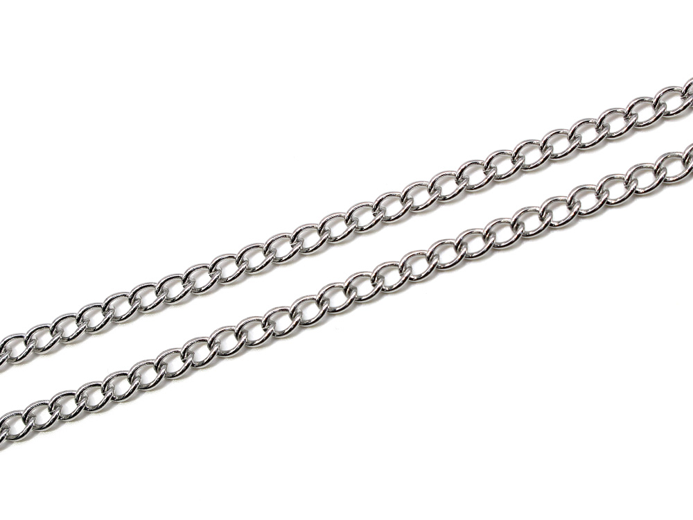 ステンレス アズキチェーン キヘイチェーン 100cm シルバー ゴールド キーホルダー 金具 ハンドメイド アクセサリーパーツ 材料 銀色 金色 |  | 07