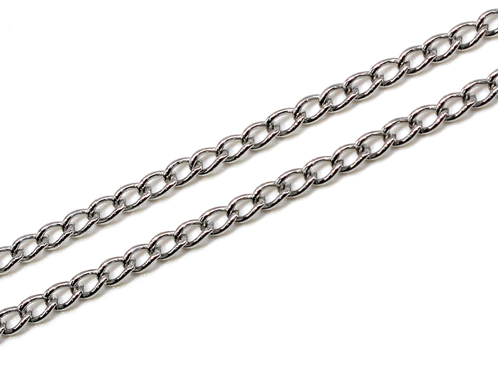 ステンレス アズキチェーン キヘイチェーン 100cm シルバー ゴールド キーホルダー 金具 ハンドメイド アクセサリーパーツ 材料 銀色 金色 |  | 09